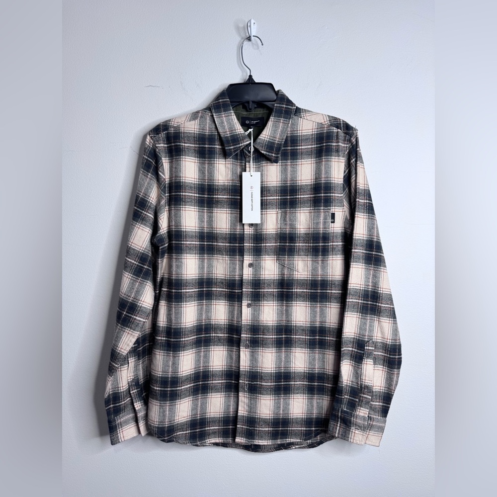 AG Aidan Plaid Flannel Button Down Shirt NWT - Picture 7 of 10